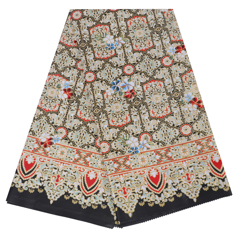 Guaranteed noor batik golden kampala fabrics  intricate pattern
